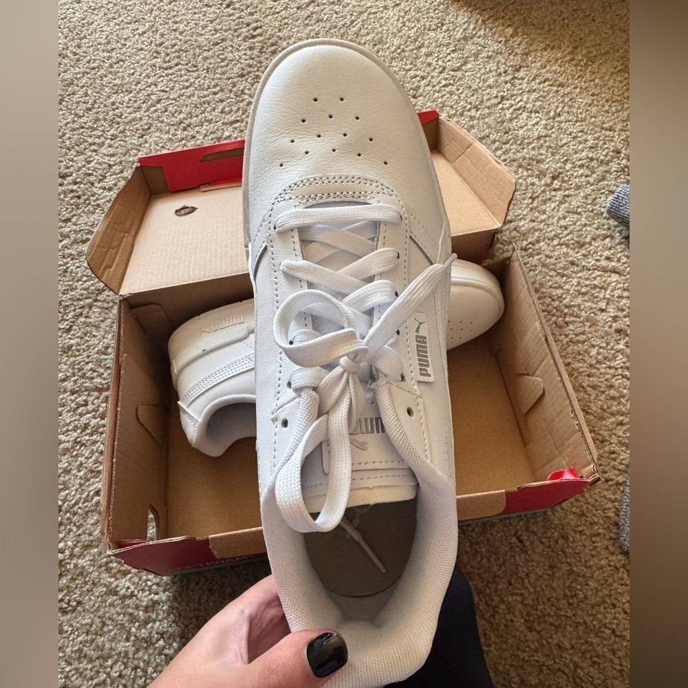 Puma Men's Classic White Sneakers - Picture 2 of 6